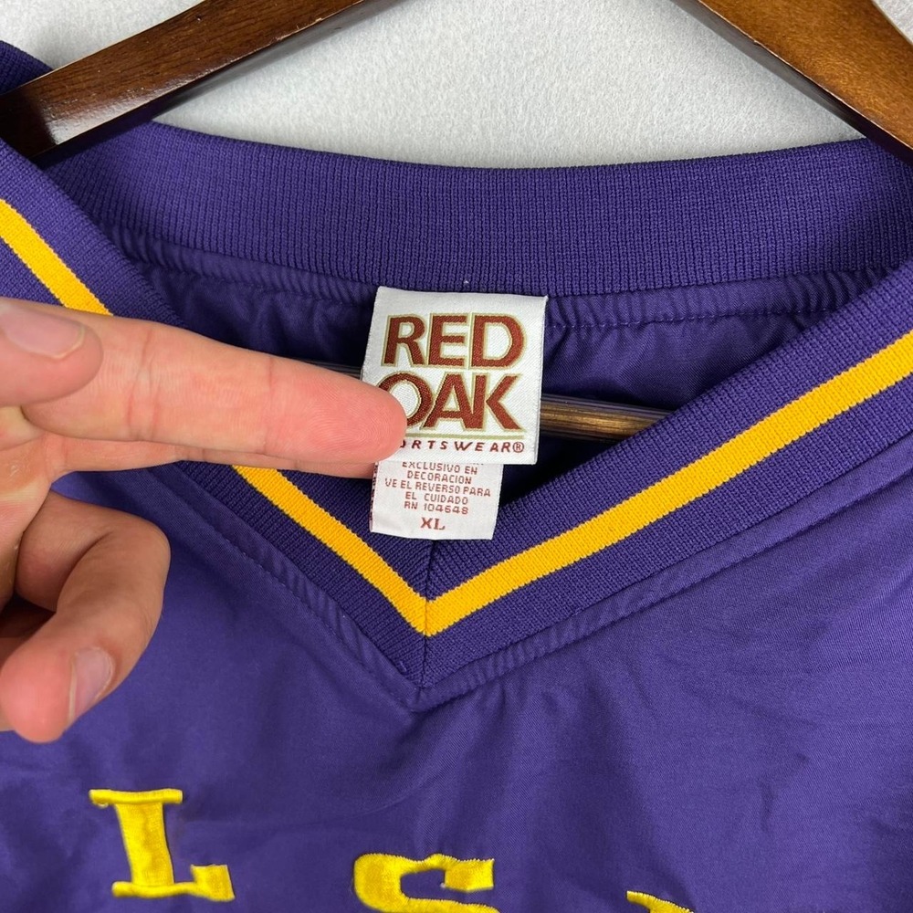 LSU Tigers Purple Windbreaker - Picture 5 of 8